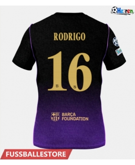 Günstige Barcelona Rodri Hernandez #16 Auswärtstrikot 2026-27 Kurzarm